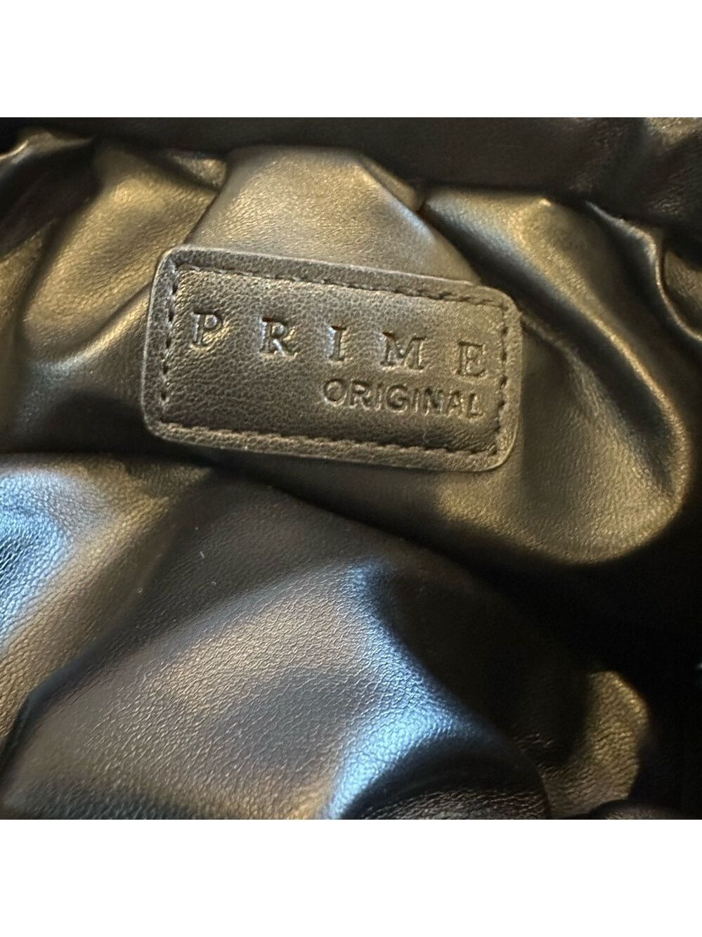 Prime Original Black Cloud Clutch Bag with Gold Chunky Chain Like New - Picture 6 of 6